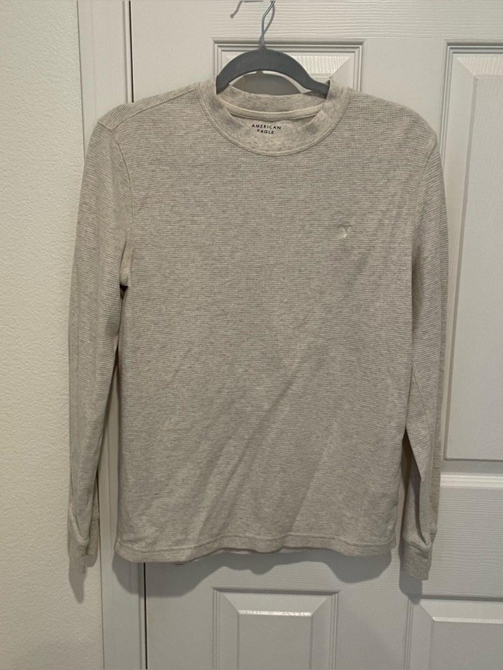Men’s American Eagle - Super Soft Thermal Long Sleeve – Oatmeal - Size Small
